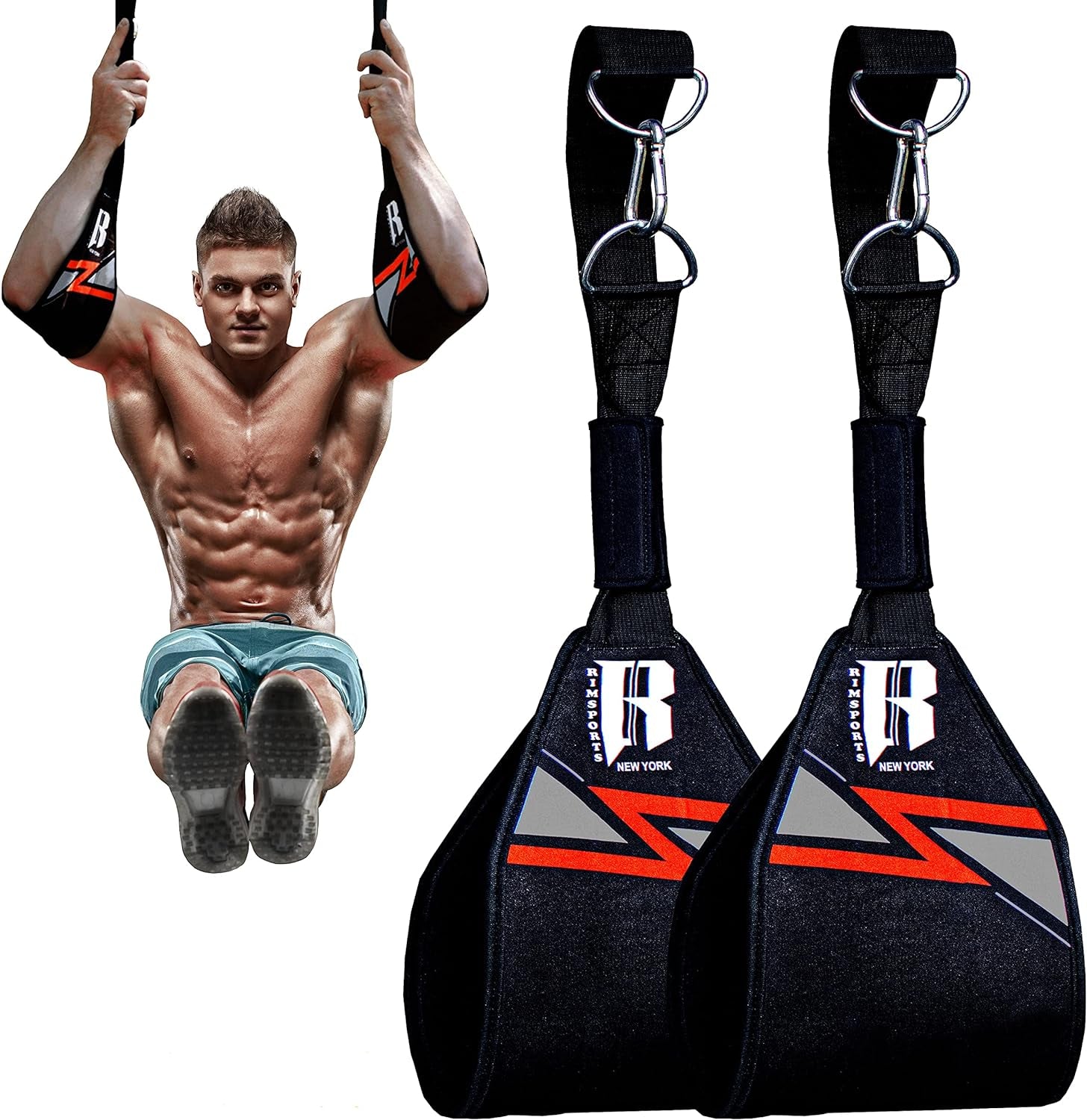 Hanging Ab Strap - Abdominal Sling - Pull up Straps - Sit up Straps - Hanging Bar for Exercise